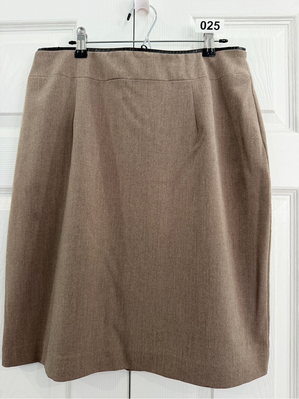Classic Brown Women's Pencil Skirt - Brand Lined